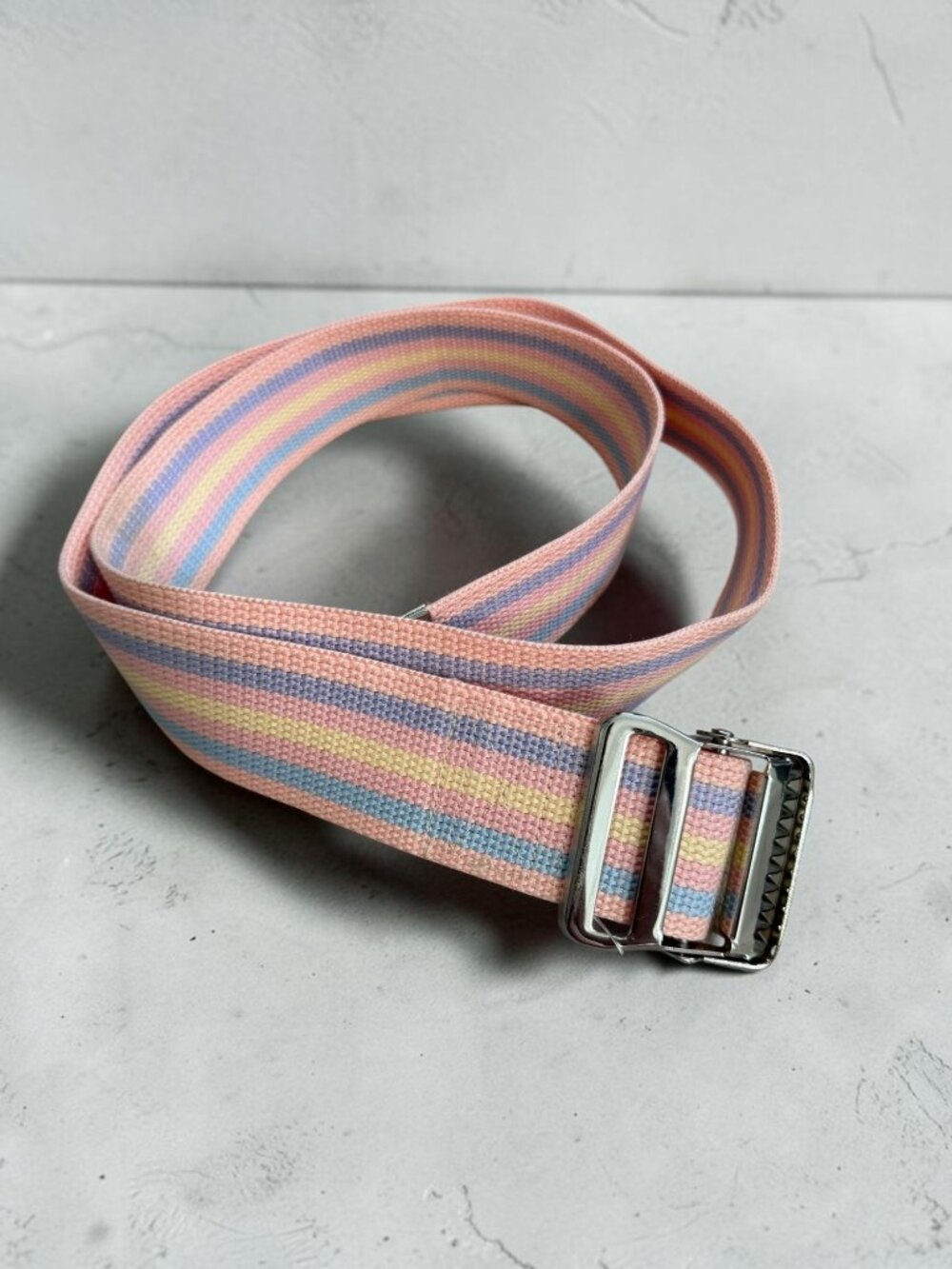 GAIT BELT Multicolor Pink Canvas Belt 2” x 54”